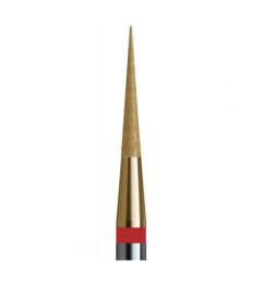 N° 80 V104.165.514.014_Z (Foret diamanté cône 165, longueur 8,0 mm, d = 1,4 mm, abrasif doux, avec pulvérisation de zirconium)
