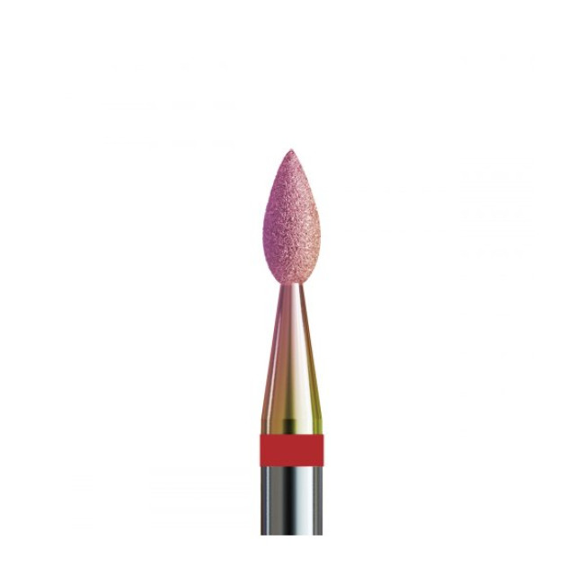 № 155 V104.257.514.018_K (Drill Bit Diamond Flame Small 257, d = 1.8 mm, Soft Abrasive, Chameleon Spraying) - Kodi Professional