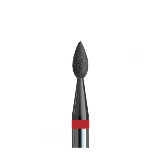 № 154 V104.257.514.018_D (Drill Bit Diamond Flame Small 257, d = 1.8 mm, Soft Abrasive, Carbon Spraying) - Kodi Professional