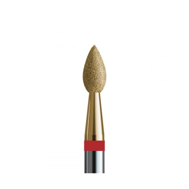 № 160 V104.257.514.023_Z (Drill Bit Diamond Flame Small 257, d = 2.3 mm, Soft Abrasive, with Zirconium Spraying) - Kodi Professional