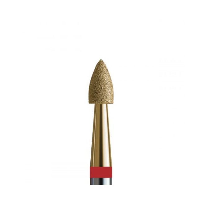 N° 140 V104.243.514.025_Z (Foret diamanté flamme petit 243, d = 2,5 mm, abrasif doux, avec pulvérisation de zirconium) - Kodi Professional