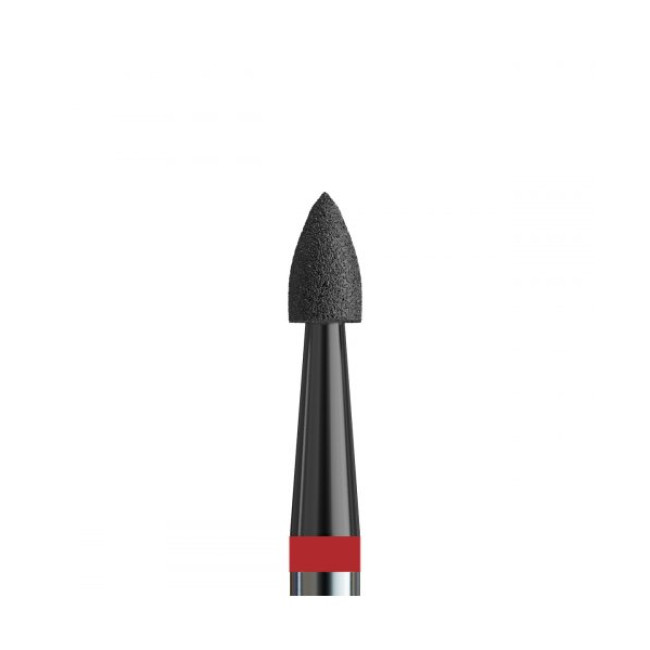 № 134 V104.243.514.023_D (Drill Bit Diamond Flame Small 243, d = 2.3 mm, Soft Abrasive, Carbon Spraying) - Kodi Professional