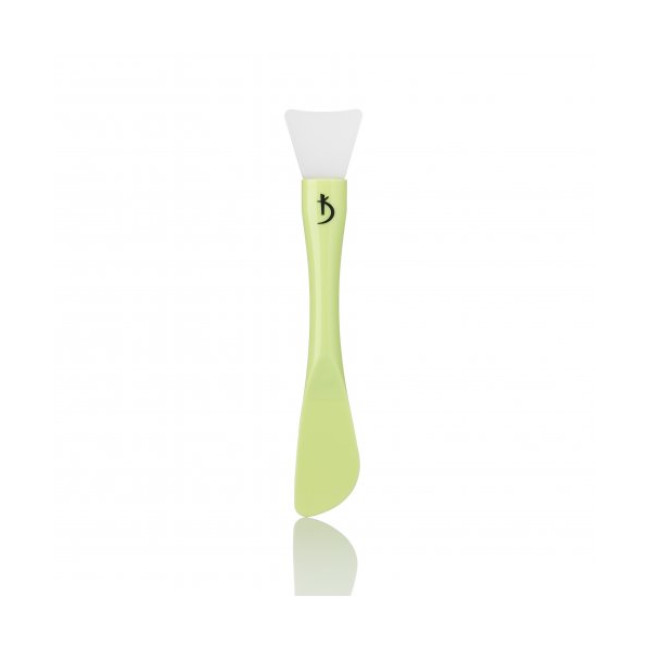 Pinceau en plastique double face pour l'application de masques avec embout en silicone (couleur : vert) - Kodi Professional