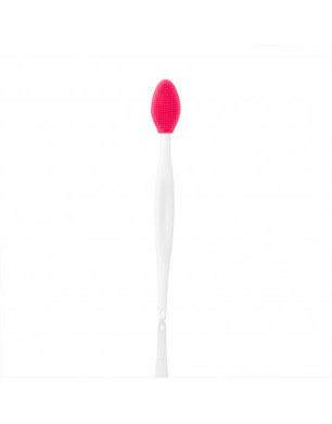 Silicone face scrub brush (color: soft pink)