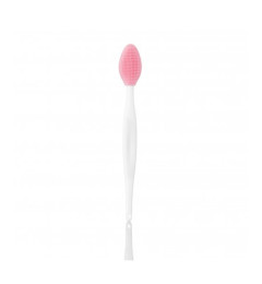 Brosse exfoliante en silicone pour le visage (couleur : rose pâle)