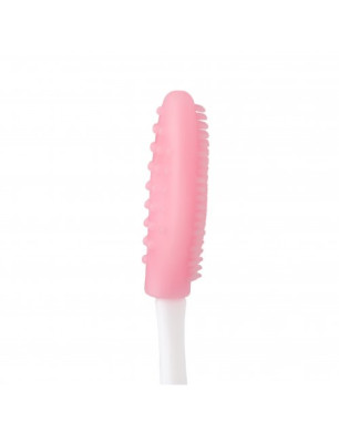 Silicone face scrub brush (color: soft pink)