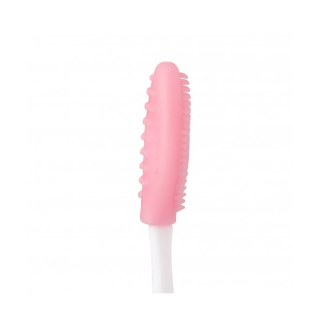 Silicone face scrub brush (color: soft pink) - Kodi Professional