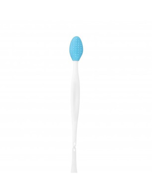 Silicone face scrub brush (color: blue)