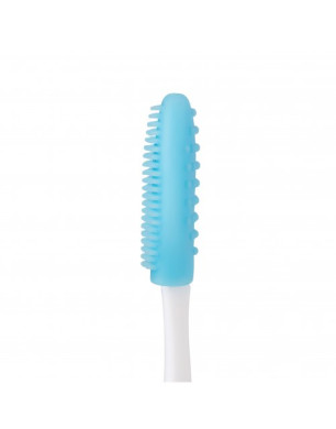 Silicone face scrub brush (color: blue)