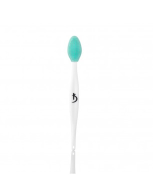 Silicone face scrub brush (color: green)