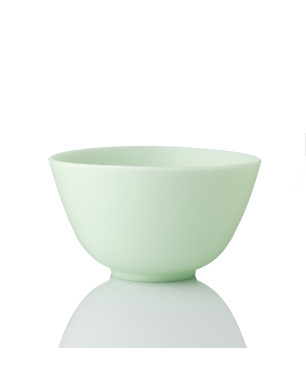Silicone cosmetic bowl (color: green)