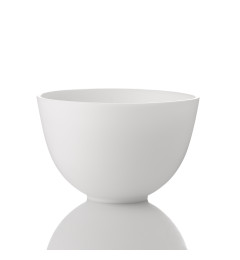 Silicone cosmetic bowl with measuring scale (color: white)
