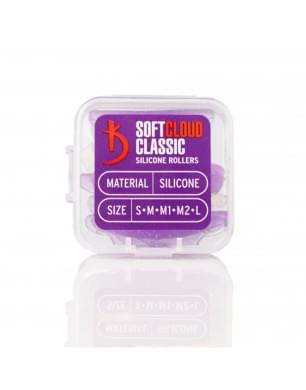 Soft silicone curlers for eyelash lamination (color: purple)