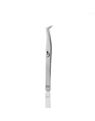 Tweezers for eyelash extensions S13