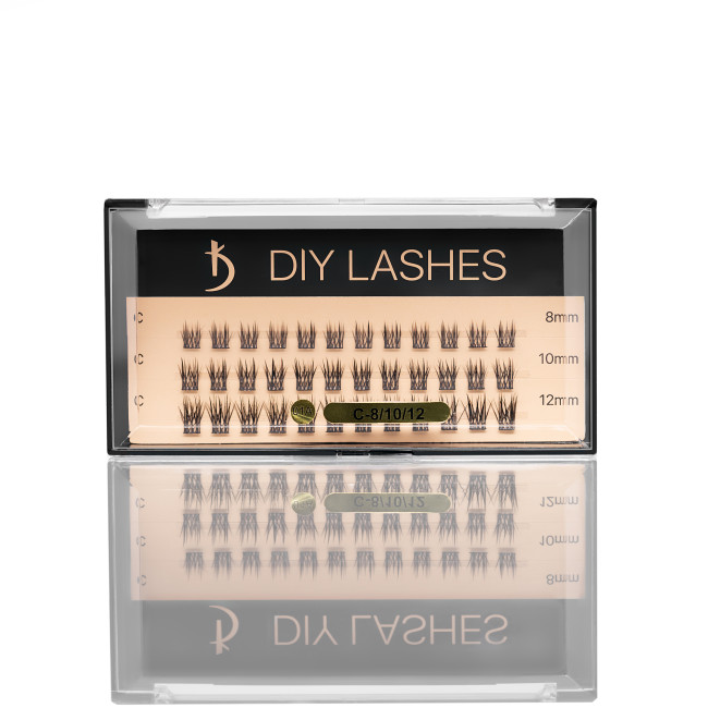 Extensions de cils DIY LASHES 01A C 0,07 (8 mm, 10 mm, 12 mm) - Kodi Professional