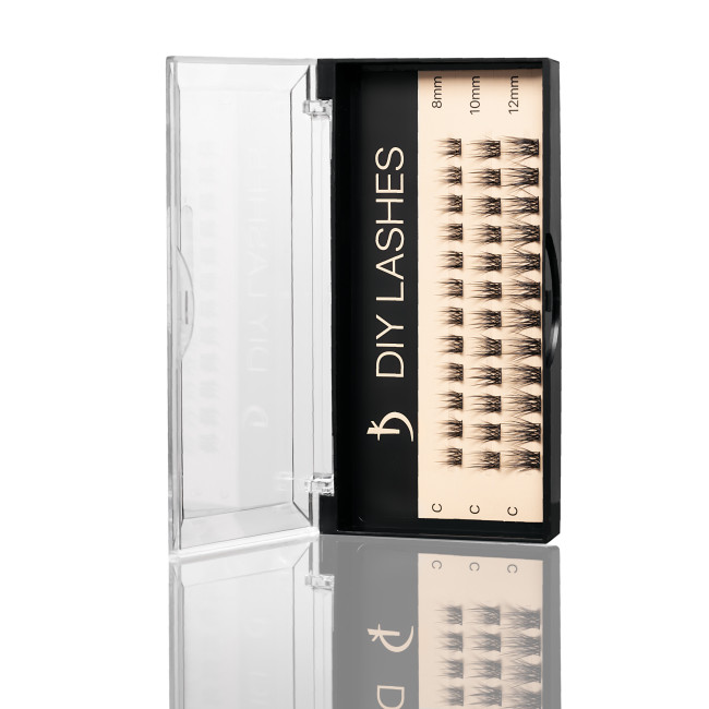 Extensions de cils DIY LASHES 01A C 0,07 (8 mm, 10 mm, 12 mm) - Kodi Professional