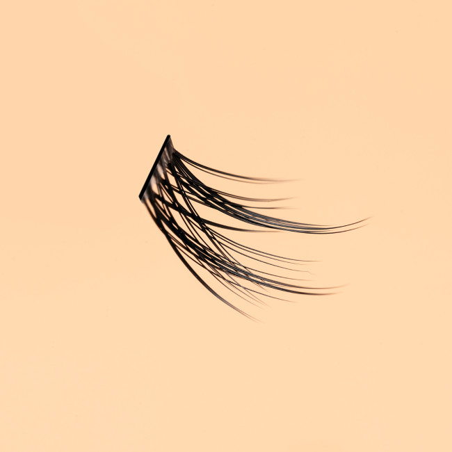 Eyelash Extensions DIY LASHES 01B C 0,07 (8 mm - 2, 10 mm - 2, 12 mm - 1) - Kodi Professional