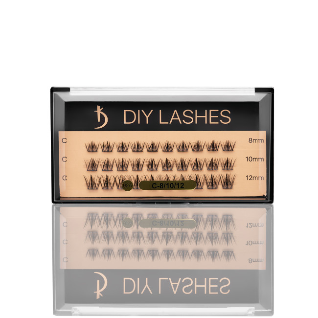 Eyelash Extensions DIY LASHES 02A C 0,07 (8 mm, 10 mm, 12 mm) - Kodi Professional