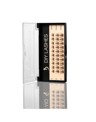 Eyelash Extensions DIY LASHES 02A C 0,07 (8 mm, 10 mm, 12 mm)