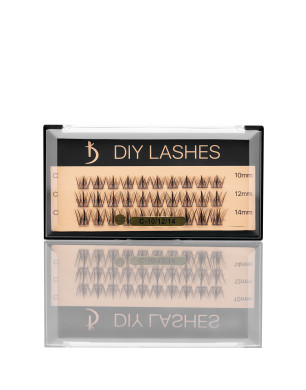 Eyelash Extensions DIY LASHES 02B C 0,07 (10 mm, 12 mm, 14 mm)