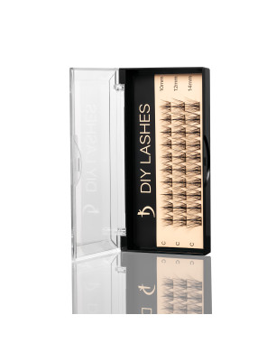 Eyelash Extensions DIY LASHES 02B C 0,07 (10 mm, 12 mm, 14 mm)