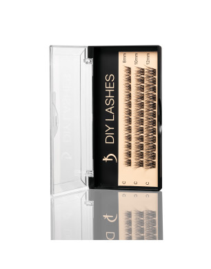 Extensions de cils DIY LASHES 03A C 0,07 (8 mm, 10 mm, 12 mm)