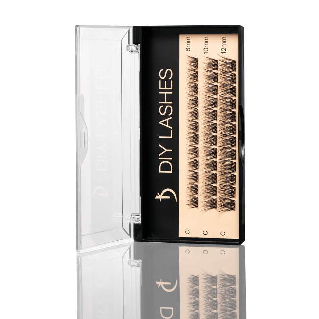 Extensions de cils DIY LASHES 03A C 0,07 (8 mm, 10 mm, 12 mm) - Kodi Professional