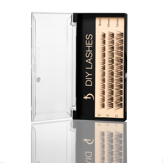 Eyelash Extensions DIY LASHES 04A C 0,07 (8 mm, 10 mm, 12 mm) - Kodi Professional
