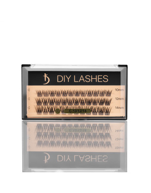 Eyelash Extensions DIY LASHES 04B C 0,07 (10 mm, 12 mm, 14 mm)