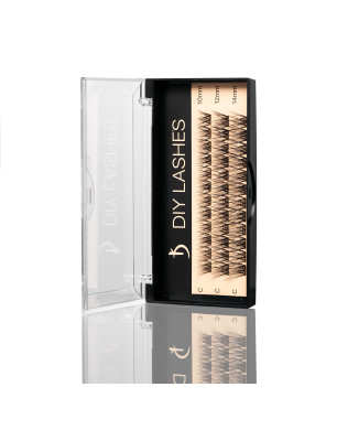 Eyelash Extensions DIY LASHES 04B C 0,07 (10 mm, 12 mm, 14 mm)