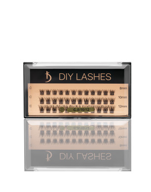 Eyelash Extensions DIY LASHES 06A C 0,07 (8 mm, 10 mm, 12 mm)