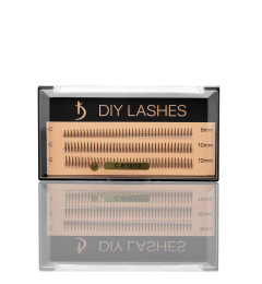 Extensions de cils DIY LASHES 08A C 0,07 (8 mm, 10 mm, 12 mm)