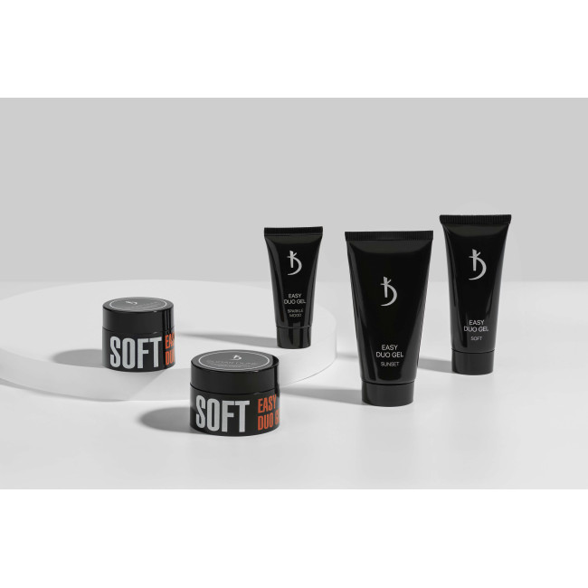Easy Duo Gel Soft, Color: Natural White (Acrylic Gel), 30 g - Kodi Professional