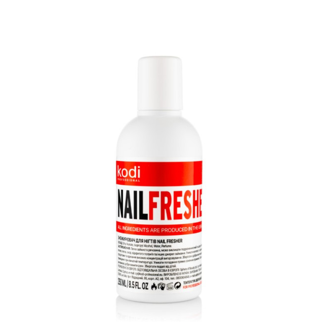 Dégraissant pour ongles Nail Fresher, 250 ml - Kodi Professional