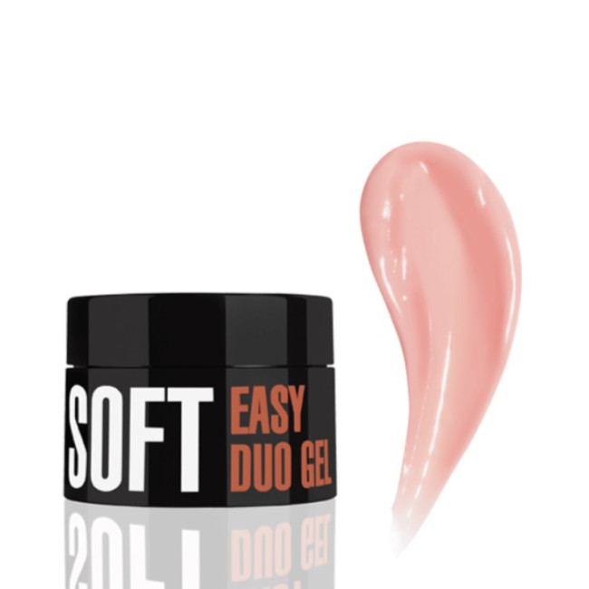 Gel acrylique professionnel Easy Duo Gel Soft (couleur : Jade Rose), 14 g - Kodi Professional