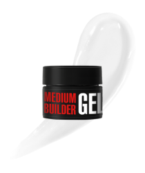 Medium Builder Gel 01, 13 g (shade: Milk)