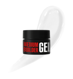 Medium Builder Gel 01, 13 g (shade: Milk)