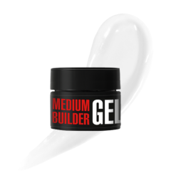 Medium Builder Gel 01, 30 g (shade: Milk)