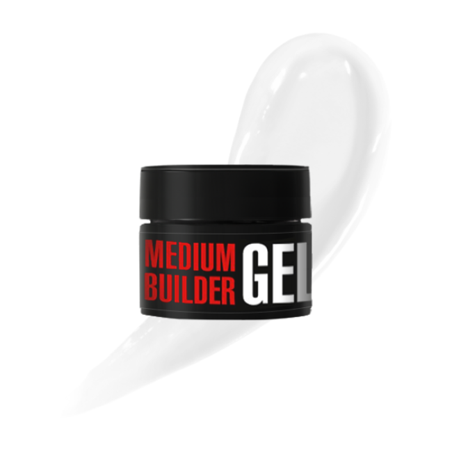 Medium Builder Gel 01, 30 g (shade: Milk) - Kodi Professional