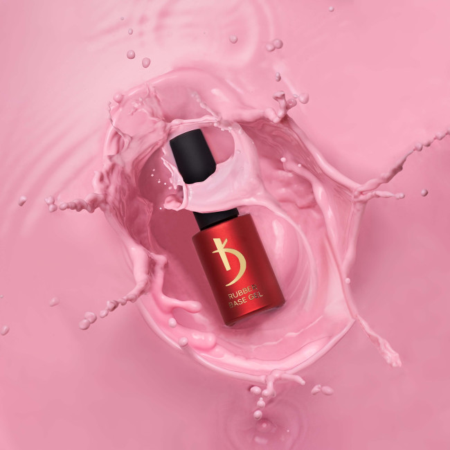 Color Rubber Base Gel, Bubble Gum, 7 ml - Kodi Professional