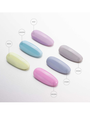 Color Rubber base gel, Mist, 8ml