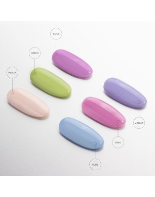Color Rubber base gel, Pink, 8ml