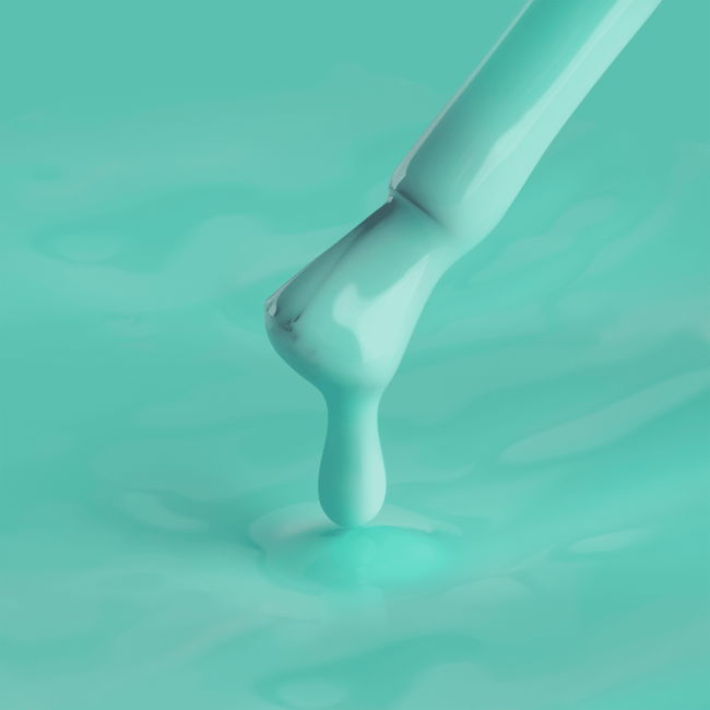 Color Rubber Base Gel, Mint, 7 ml - Kodi Professional