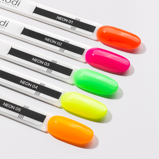 Color Rubber base gel, Neon 05, 7 ml - Kodi Professional