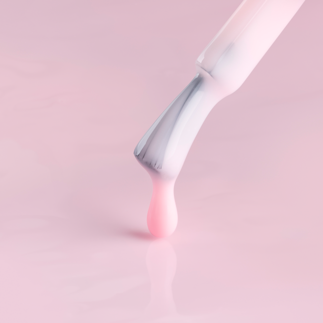 Color Rubber Base Gel, Pastel 05, 8ml - Kodi Professional