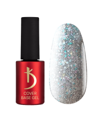 Reflective base coat for gel polish Crystal Drops 02, 7 ml