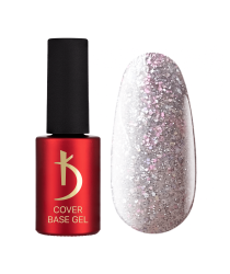 Reflective base coat for gel polish Crystal Drops 03, 7 ml