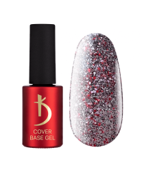 Reflective base coat for gel polish Crystal Drops 07, 7 ml