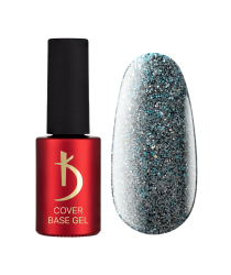 Reflective base coat for gel polish Crystal Drops 08, 7 ml