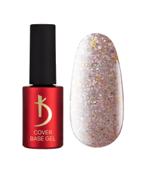 Reflective base coat for gel polish Crystal Drops 09, 7 ml